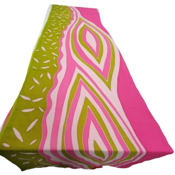 Cover Up Handpainted Cotton Batik Coverups Strapless Dress Wrapskirt Home Accent - Picture 1 of 6